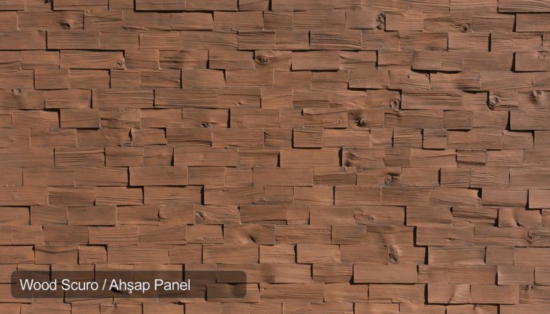 Wood Scuro Ahsap Panel